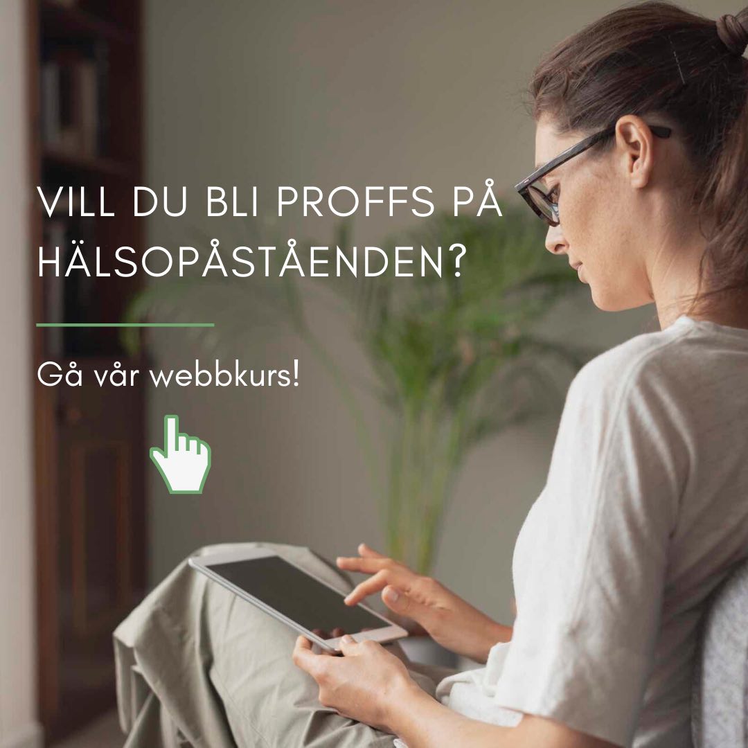 Vill du bli proffs på hälsopåståenden? Gå vår webbkurs