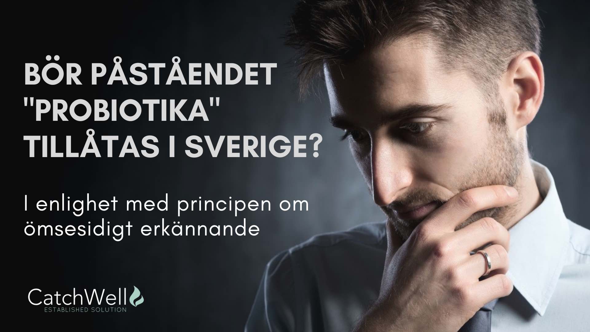 Grubblande affärsman