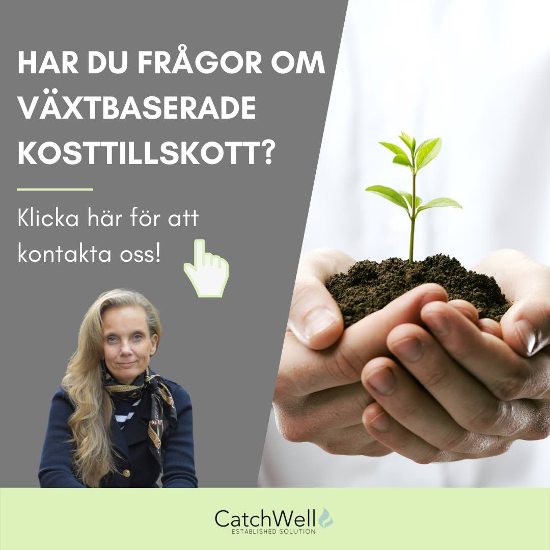 Har du frågor om växtbaserade kosttillskott - klicka här