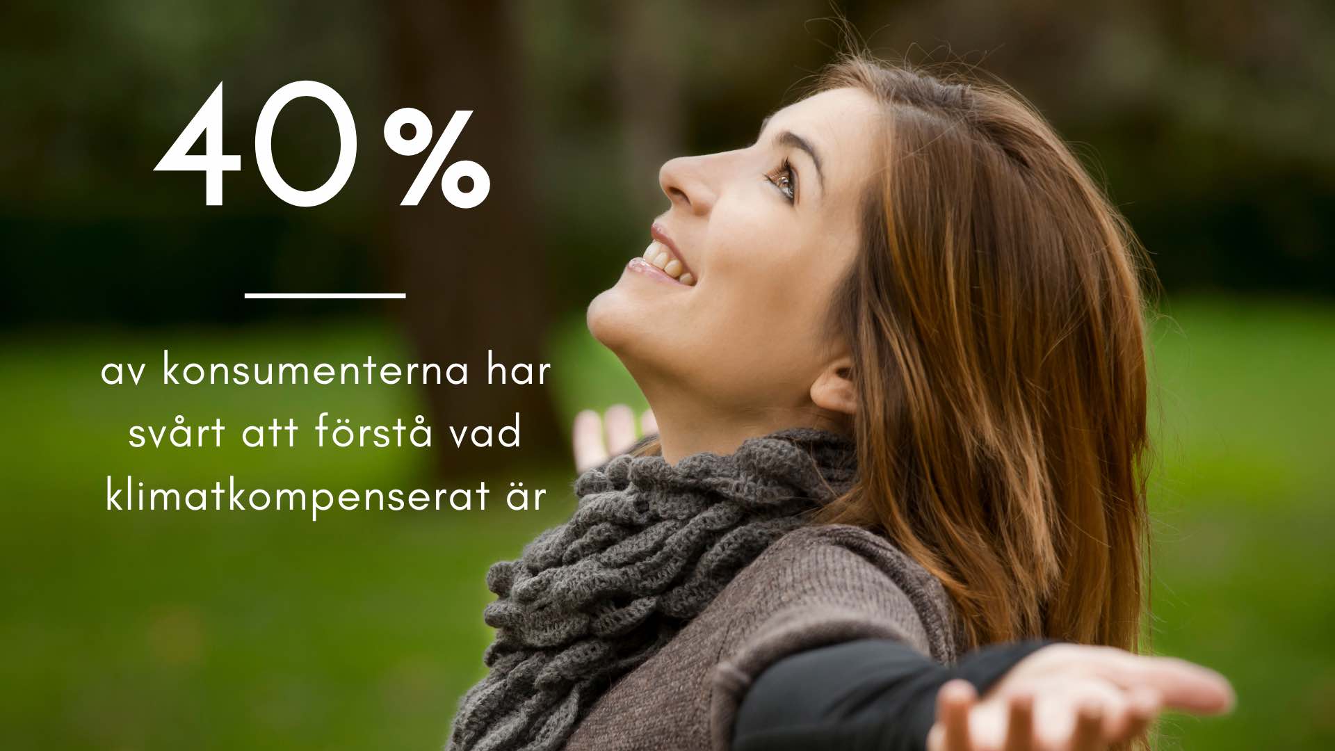 40 % har svårt att förstå klimatkompenserat