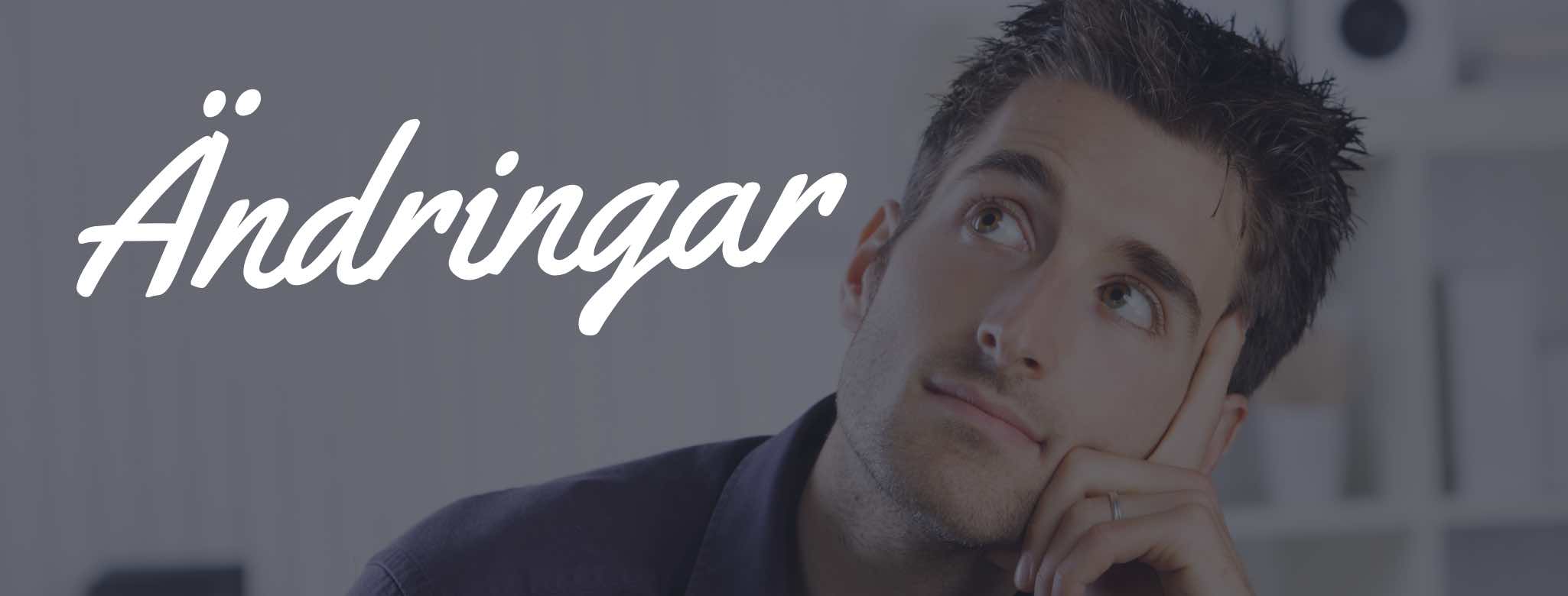 Ändringar