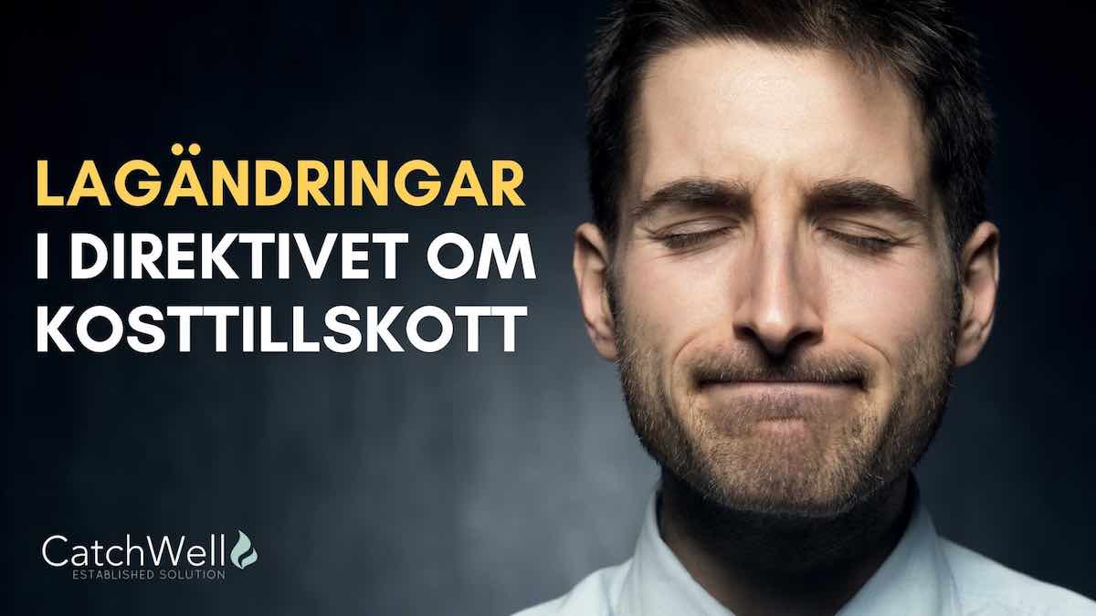 Lagändringar i direktivet om kosttillskott