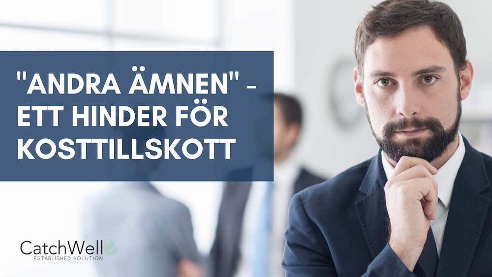 Andra ämnen ett hinder för kosttillskott