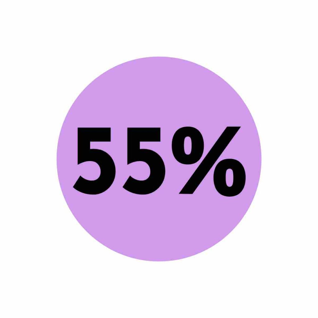 55%