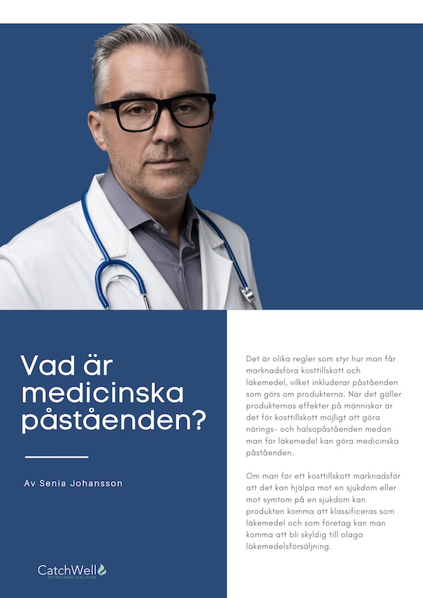 Framsida Vad är medicinska påståenden