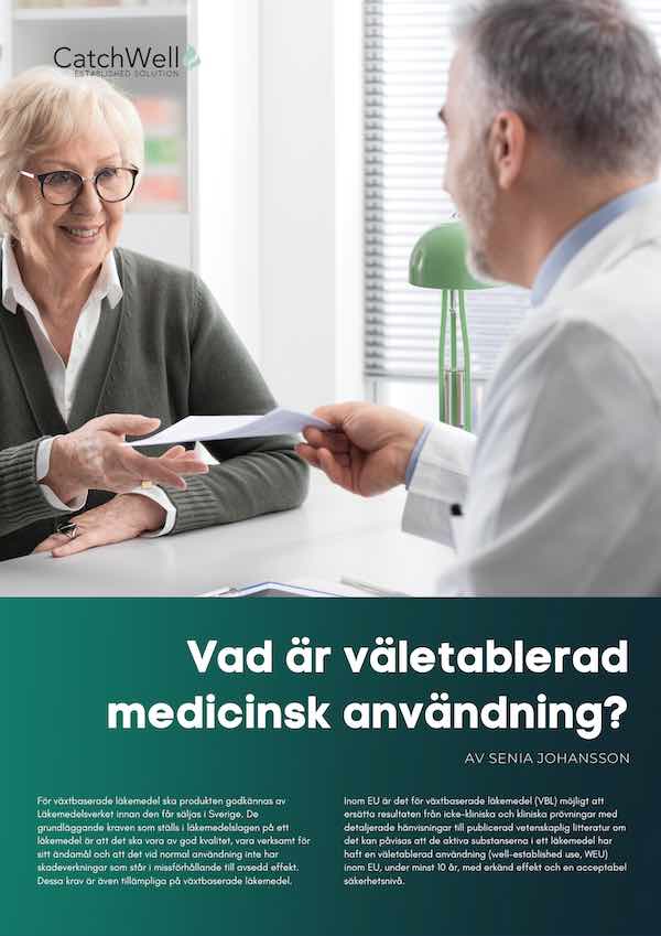 Vad är väletablerad medicinsk användning?