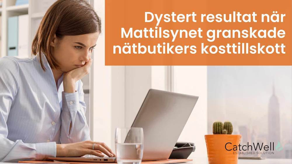 Dystert resultat när Mattilsynet granskade nätbutikers kosttillskott