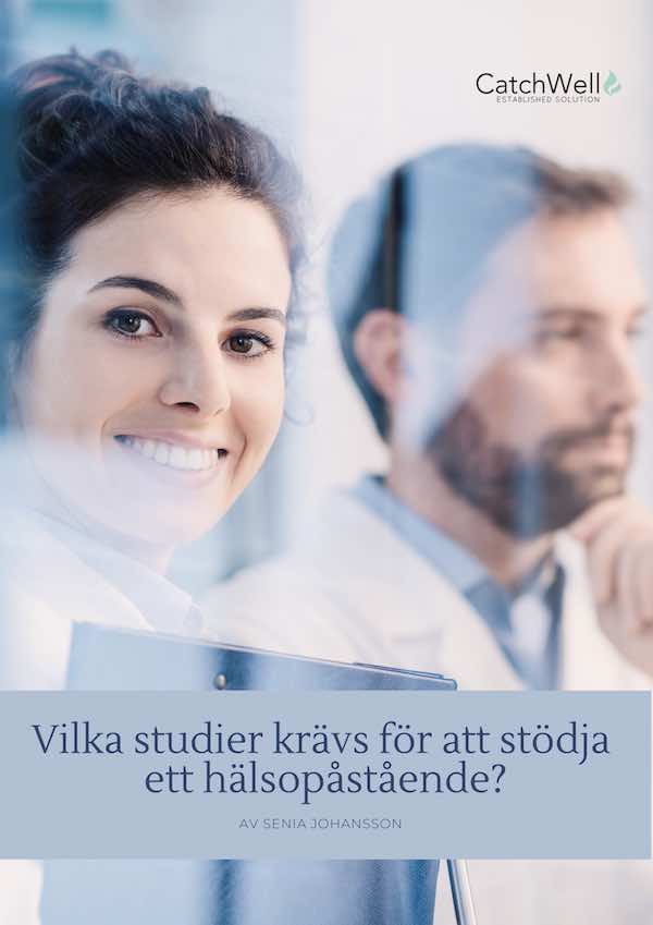 Framsida Vilka studier krävs för att stödja ett hälsopåstående?
