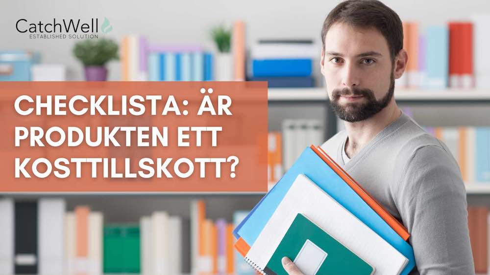 Checklista Är produkten ett kosttillskott?