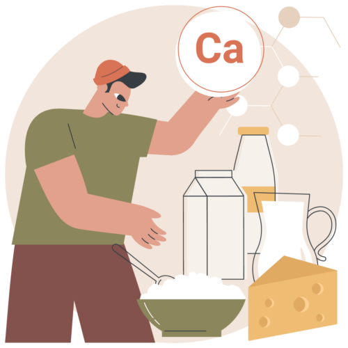 Produkten är rik på calcium