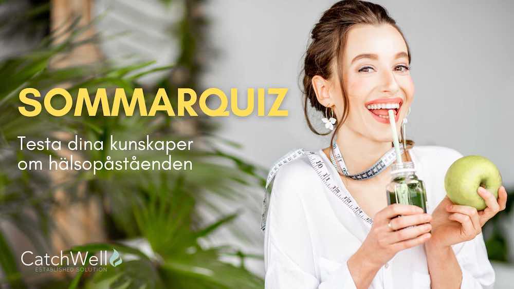 Sommarquiz - hälsopåståenden